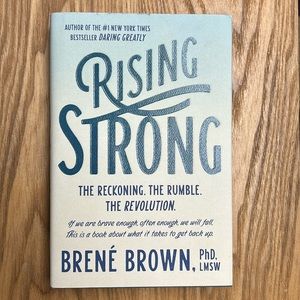 Brene Brown: Rising Strong, Hardcover Book, excellent condition